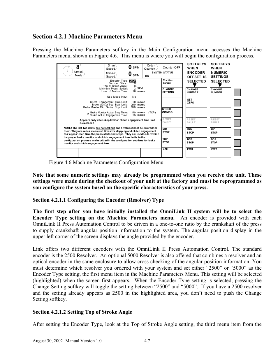 LINK Systems OmniLink II Press Automation Control User Manual | Page 56 / 154