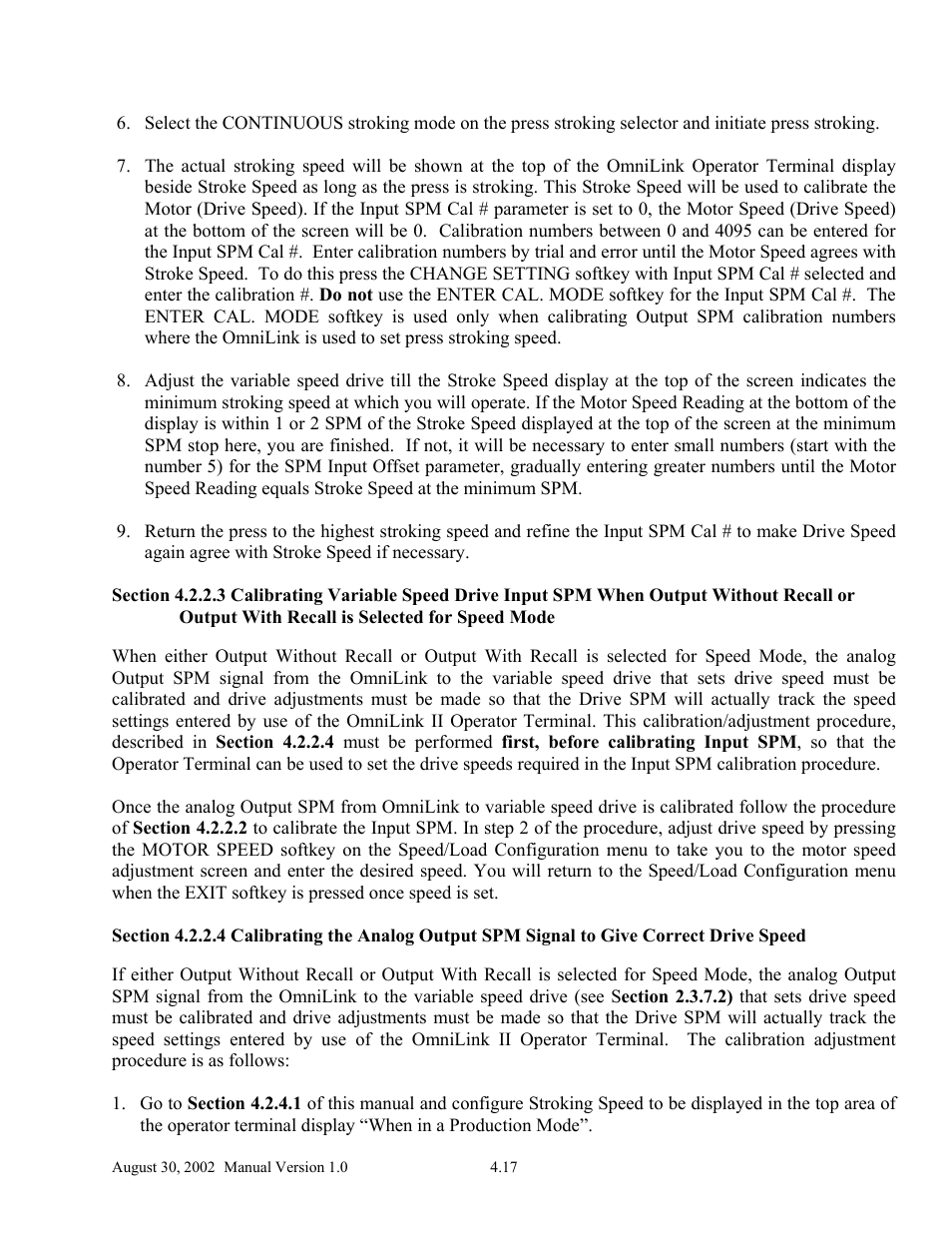 LINK Systems OmniLink II Press Automation Control User Manual | Page 66 / 154