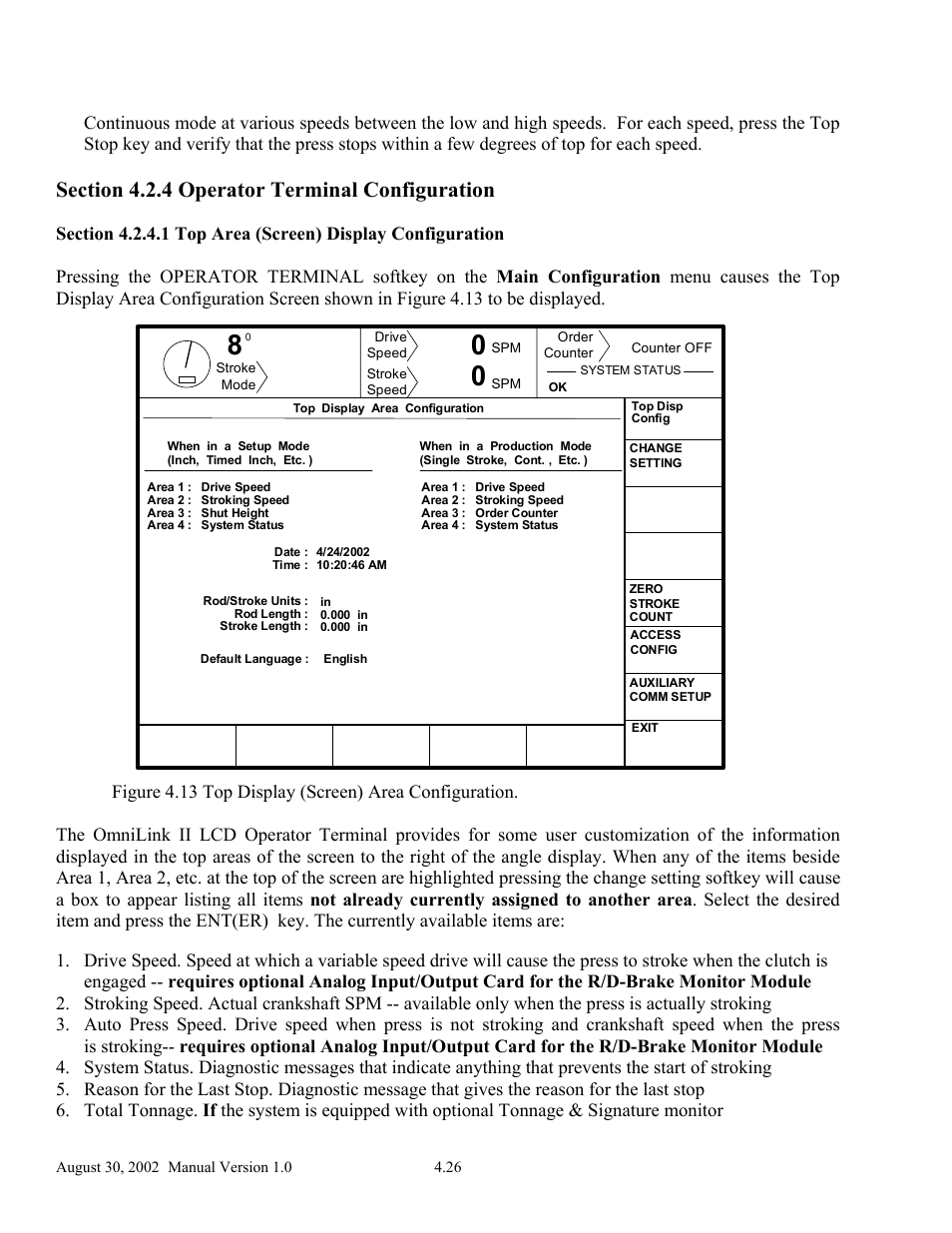 LINK Systems OmniLink II Press Automation Control User Manual | Page 75 / 154