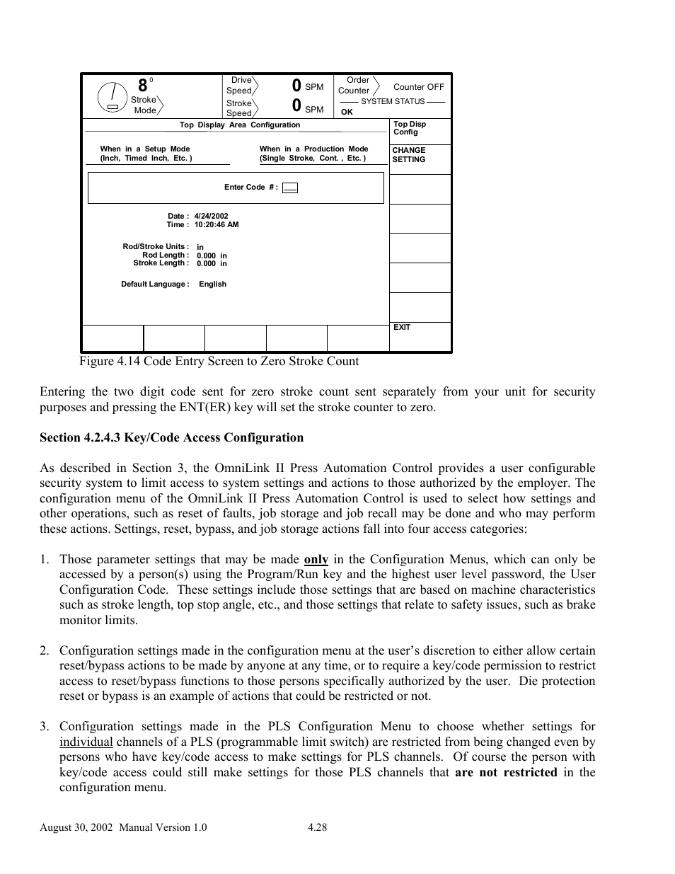LINK Systems OmniLink II Press Automation Control User Manual | Page 77 / 154