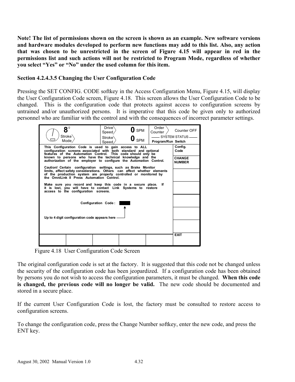 LINK Systems OmniLink II Press Automation Control User Manual | Page 81 / 154