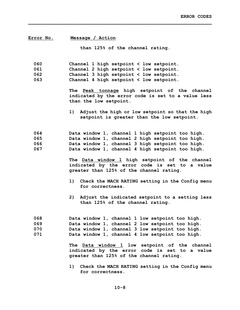 LINK Systems System 1100 Tonnage Monitor User Manual | Page 111 / 117