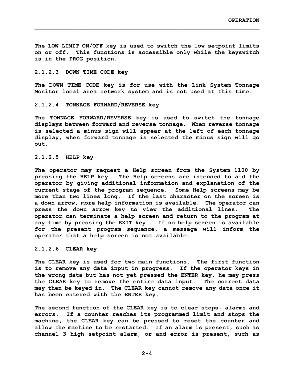 LINK Systems System 1100 Tonnage Monitor User Manual | Page 15 / 117