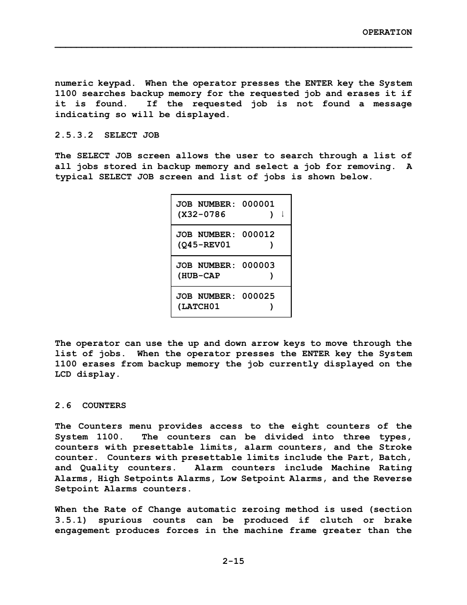 LINK Systems System 1100 Tonnage Monitor User Manual | Page 26 / 117