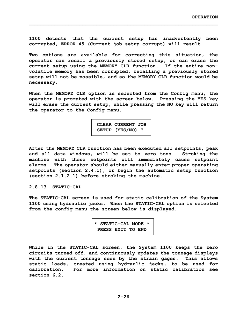 LINK Systems System 1100 Tonnage Monitor User Manual | Page 37 / 117