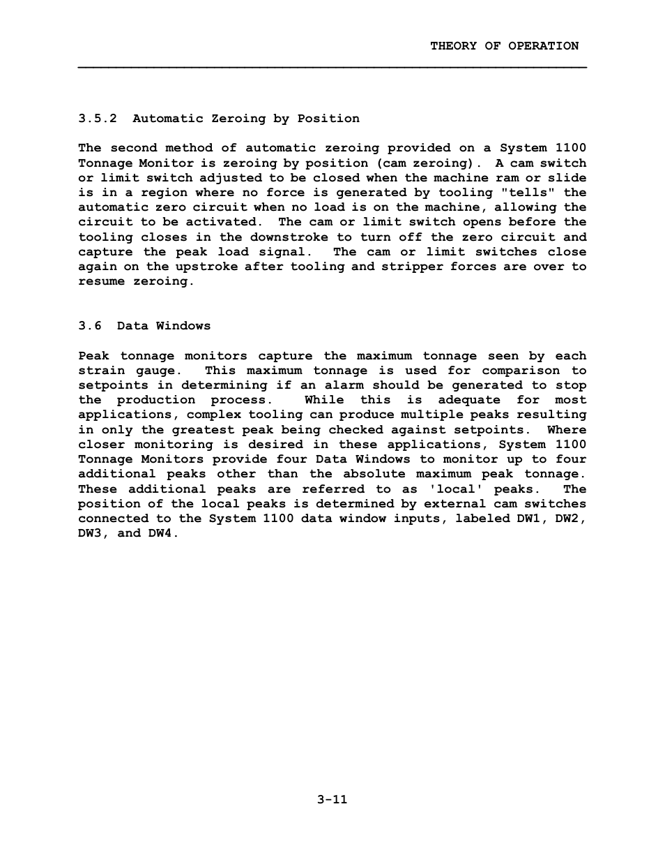 LINK Systems System 1100 Tonnage Monitor User Manual | Page 48 / 117