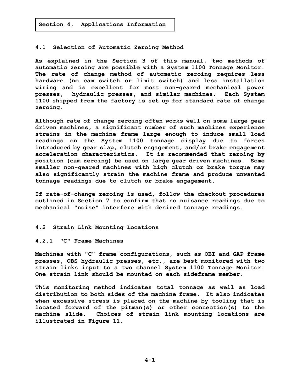 LINK Systems System 1100 Tonnage Monitor User Manual | Page 51 / 117