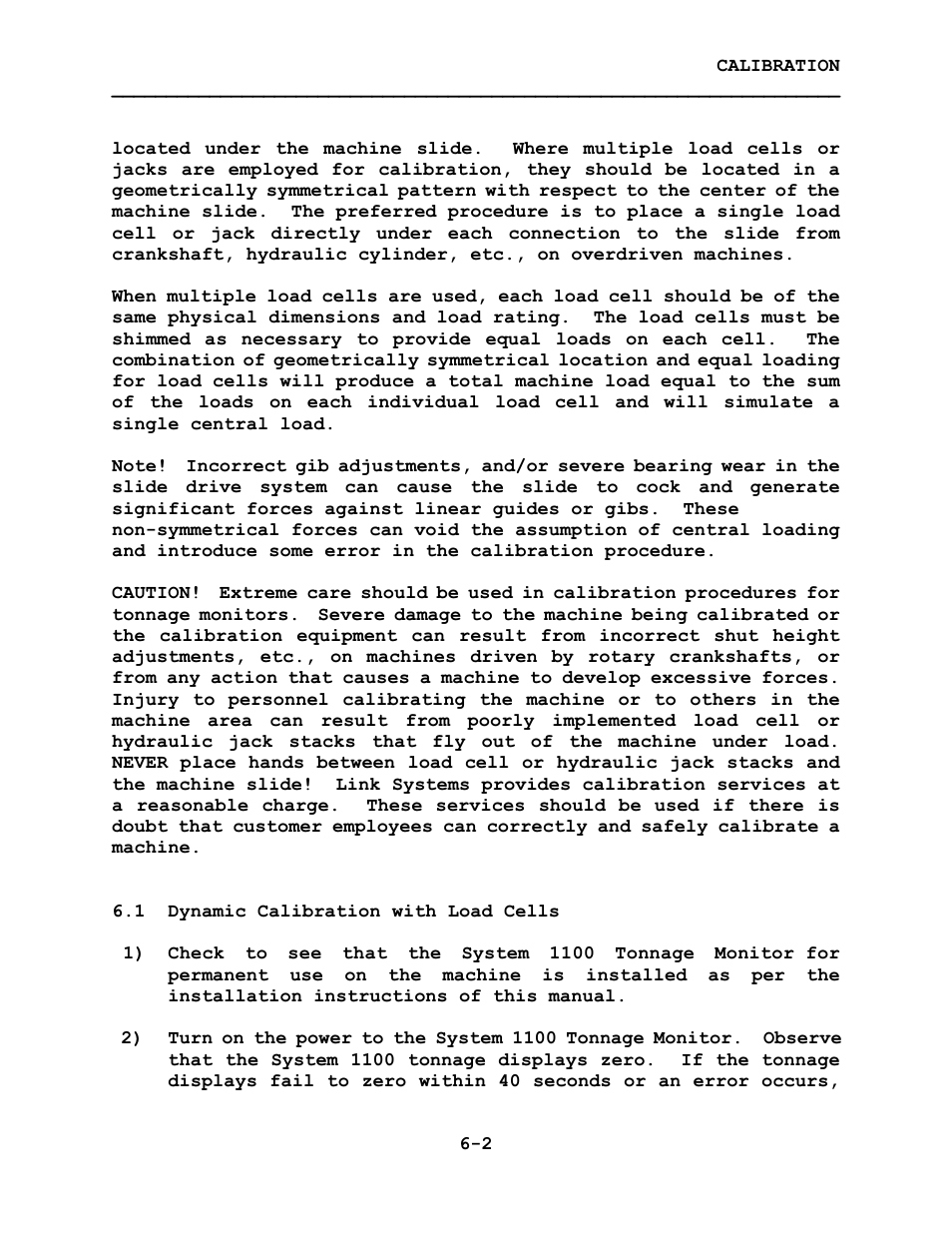 LINK Systems System 1100 Tonnage Monitor User Manual | Page 74 / 117