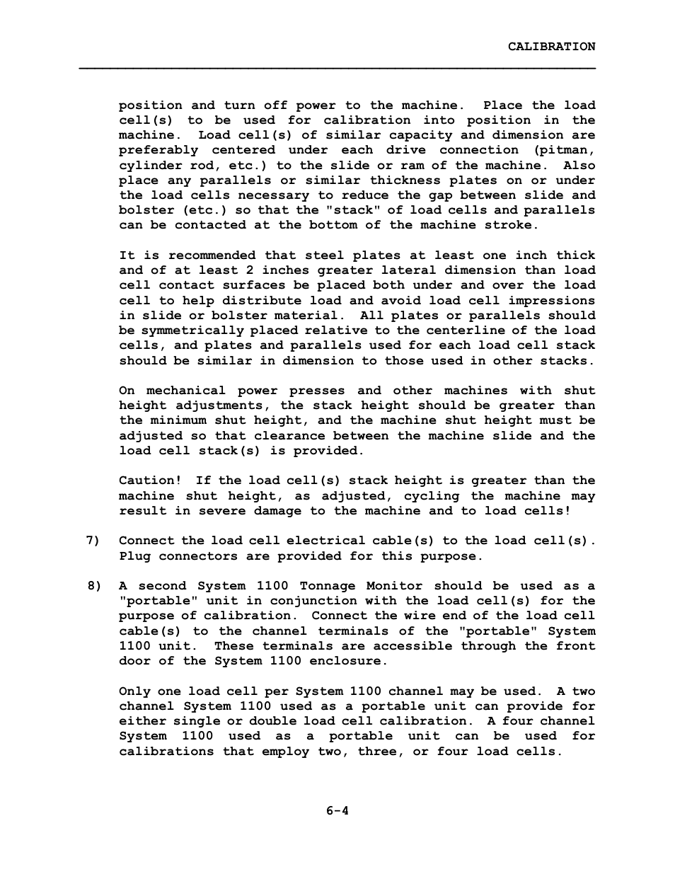 LINK Systems System 1100 Tonnage Monitor User Manual | Page 76 / 117