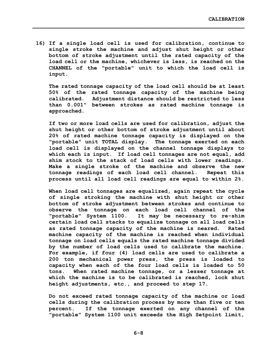 LINK Systems System 1100 Tonnage Monitor User Manual | Page 80 / 117