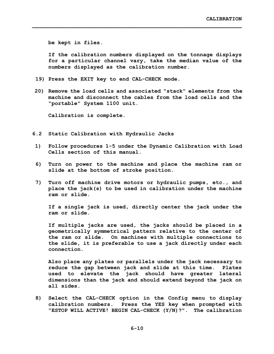 LINK Systems System 1100 Tonnage Monitor User Manual | Page 82 / 117