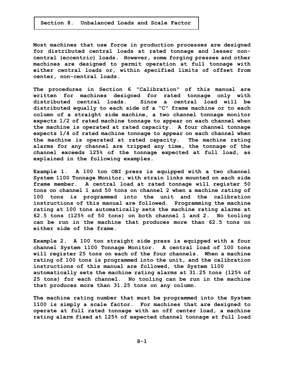 LINK Systems System 1100 Tonnage Monitor User Manual | Page 87 / 117