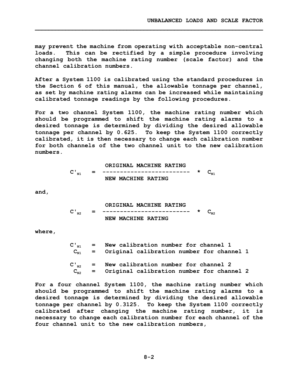 LINK Systems System 1100 Tonnage Monitor User Manual | Page 88 / 117