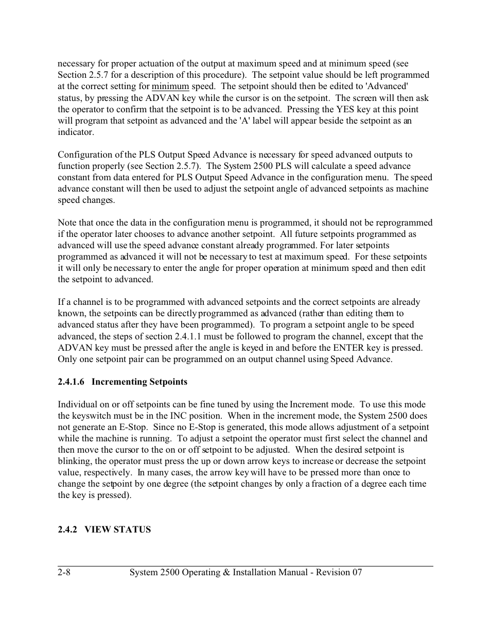 LINK Systems System 2500 PLS User Manual | Page 16 / 79