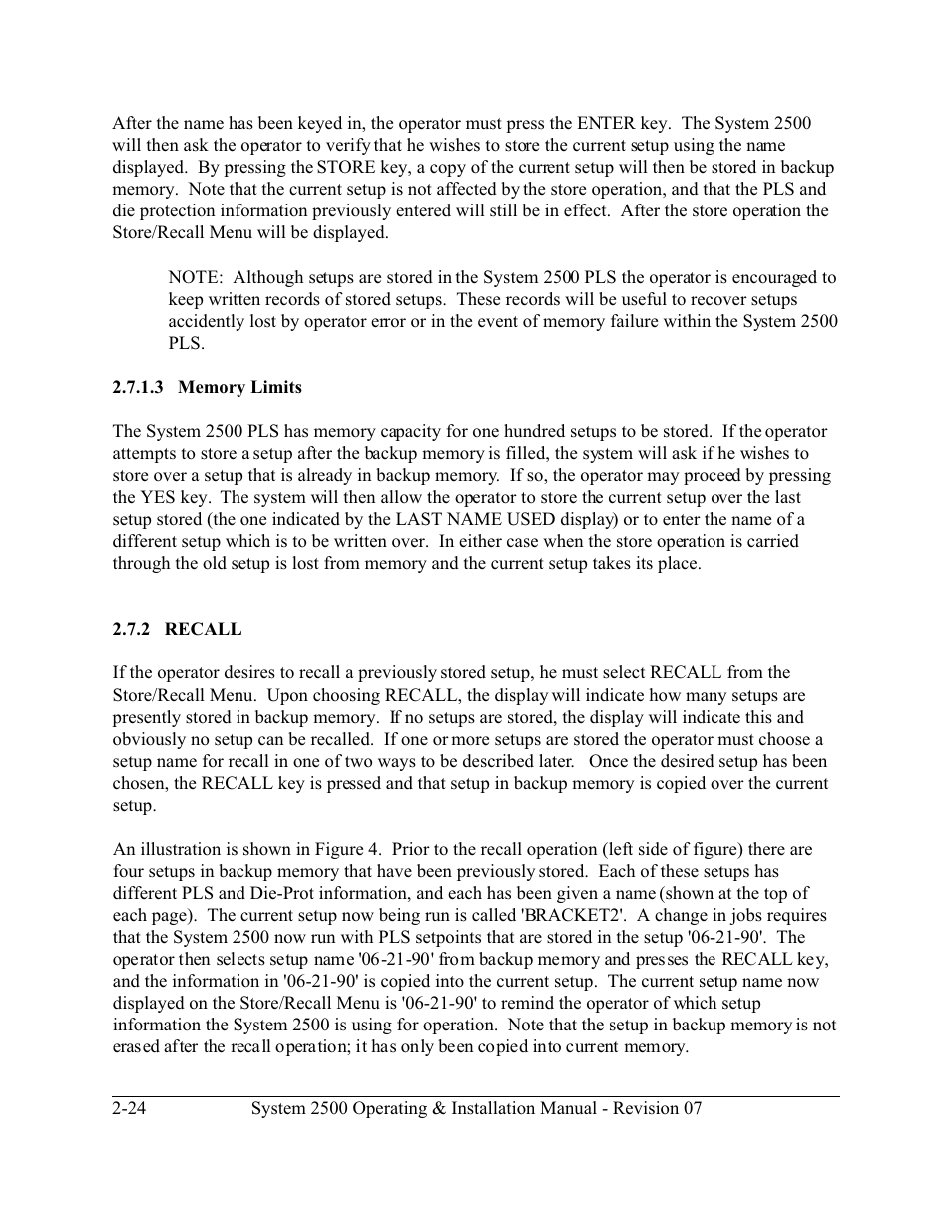 LINK Systems System 2500 PLS User Manual | Page 32 / 79
