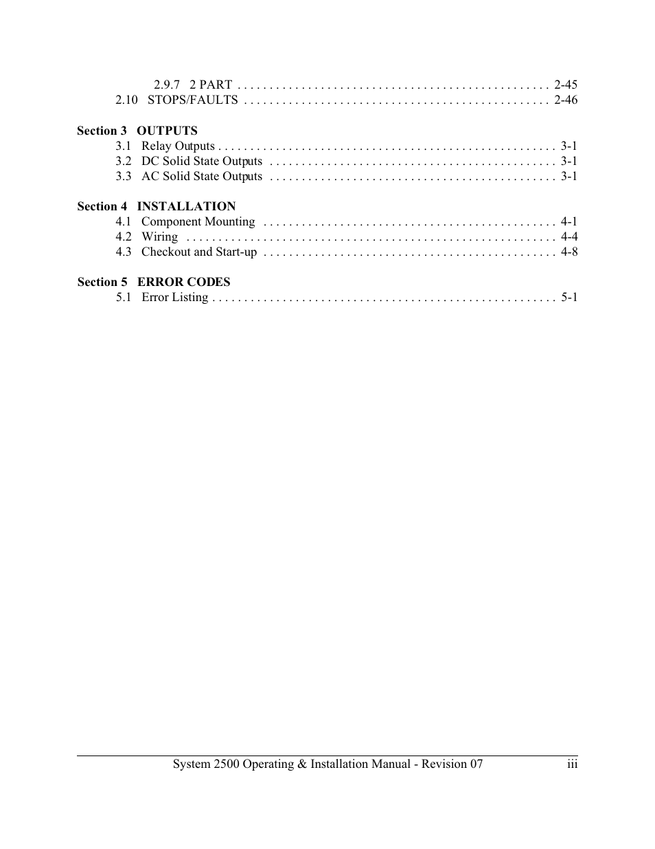 LINK Systems System 2500 PLS User Manual | Page 4 / 79