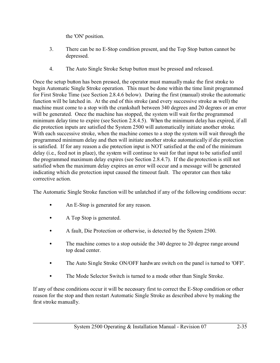 LINK Systems System 2500 PLS User Manual | Page 43 / 79