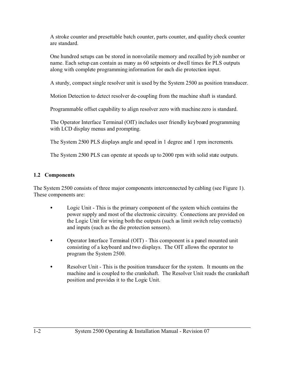 LINK Systems System 2500 PLS User Manual | Page 6 / 79
