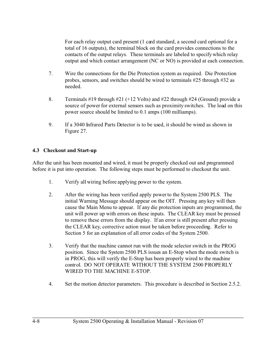 LINK Systems System 2500 PLS User Manual | Page 66 / 79