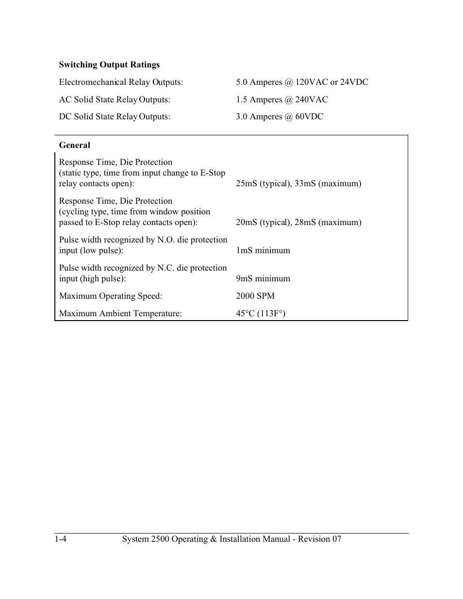 LINK Systems System 2500 PLS User Manual | Page 8 / 79