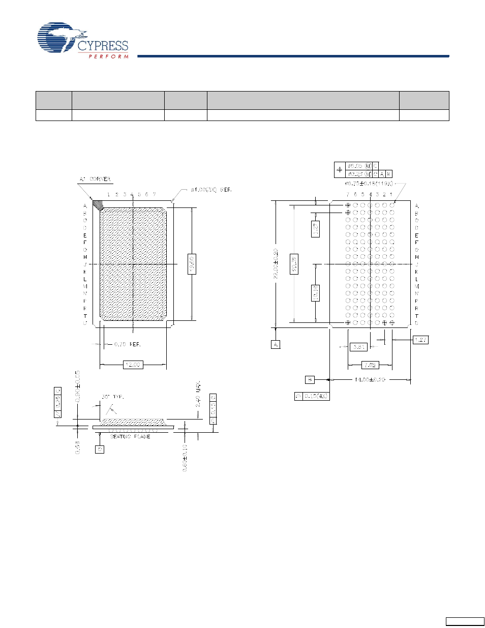 Ordering information, Package diagram | Cypress CY7C1012DV33 User Manual | Page 9 / 11