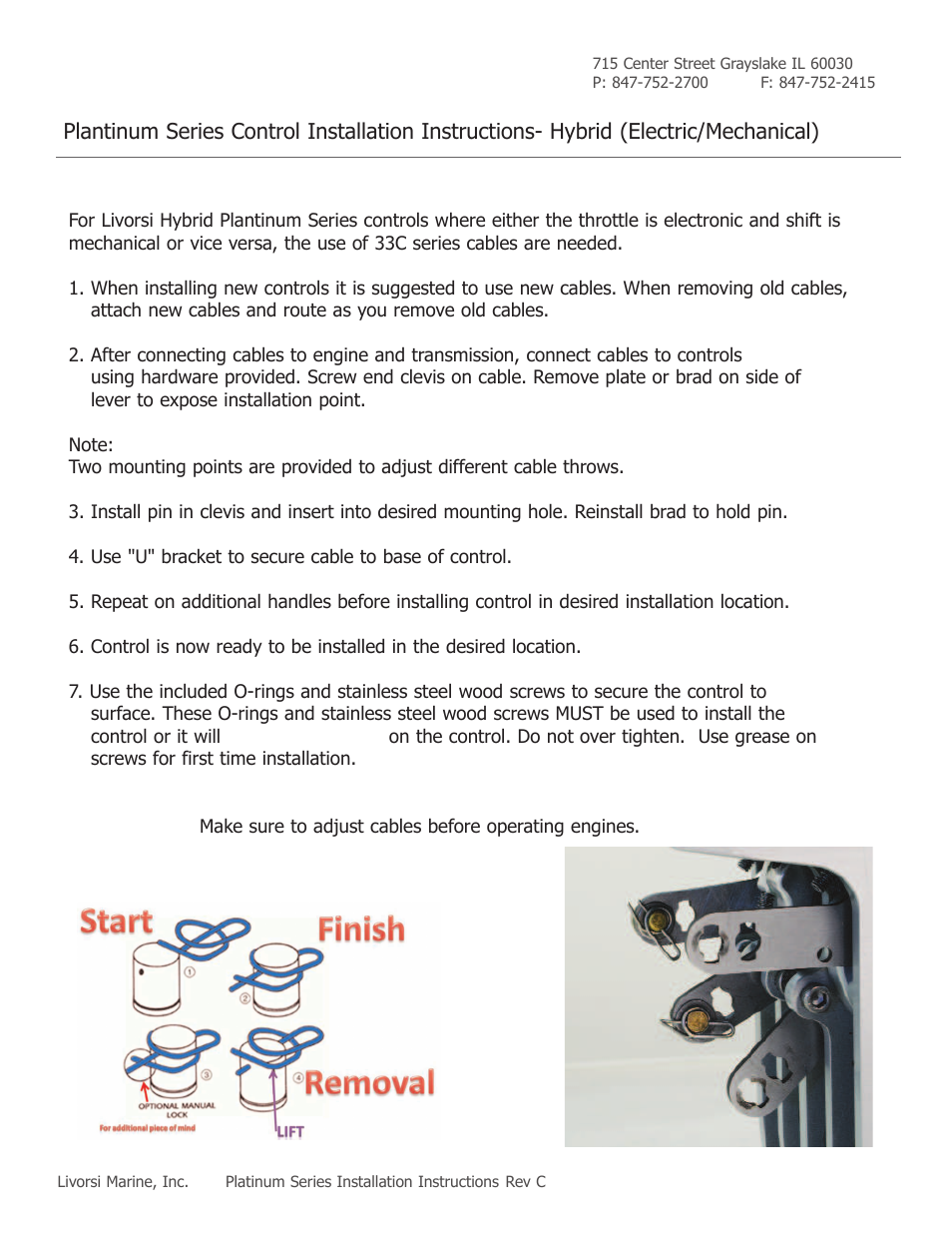 Livorsi Plantinum Series User Manual | Page 4 / 10