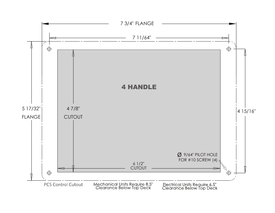 4 handle | Livorsi Plantinum Series User Manual | Page 8 / 10