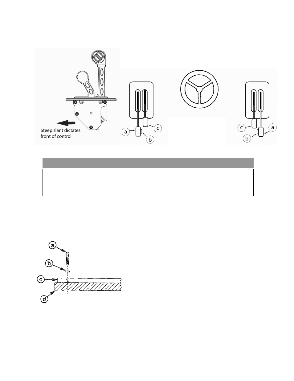 Installing the control to the console | Livorsi DTS Controls User Manual | Page 6 / 19
