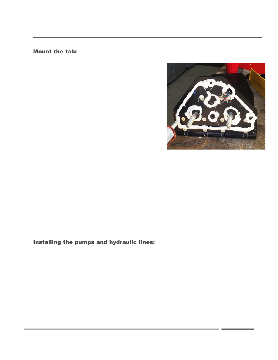 Billet trim tab installation | Livorsi TTK1050EL User Manual | Page 4 / 11