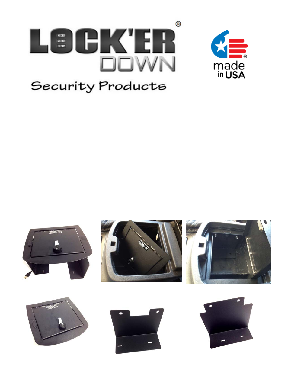 Lock'er Down Model LD 2011E User Manual | 1 page