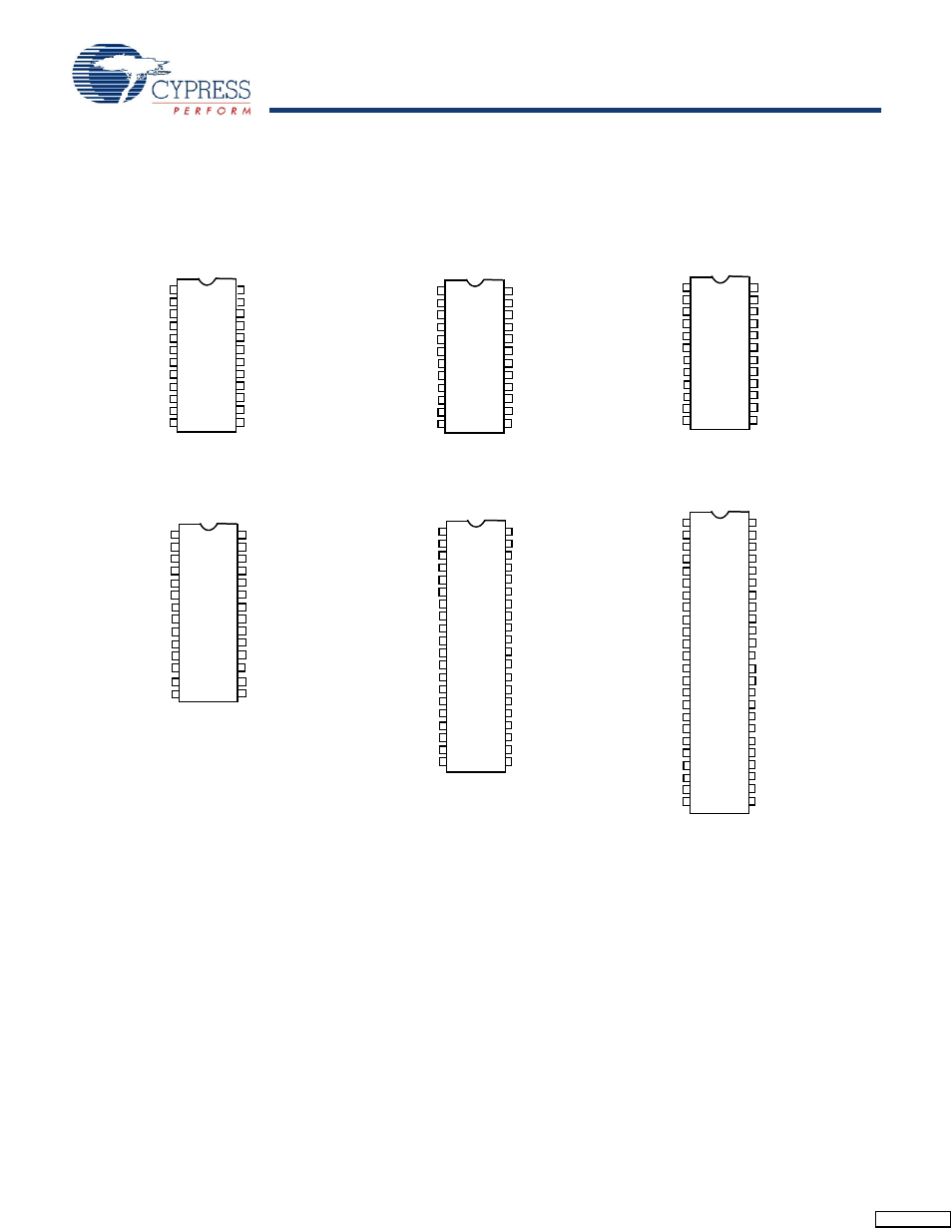 Pinouts, Figure 6-1. package configurations | Cypress enCoRe CY7C602xx User Manual | Page 3 / 68
