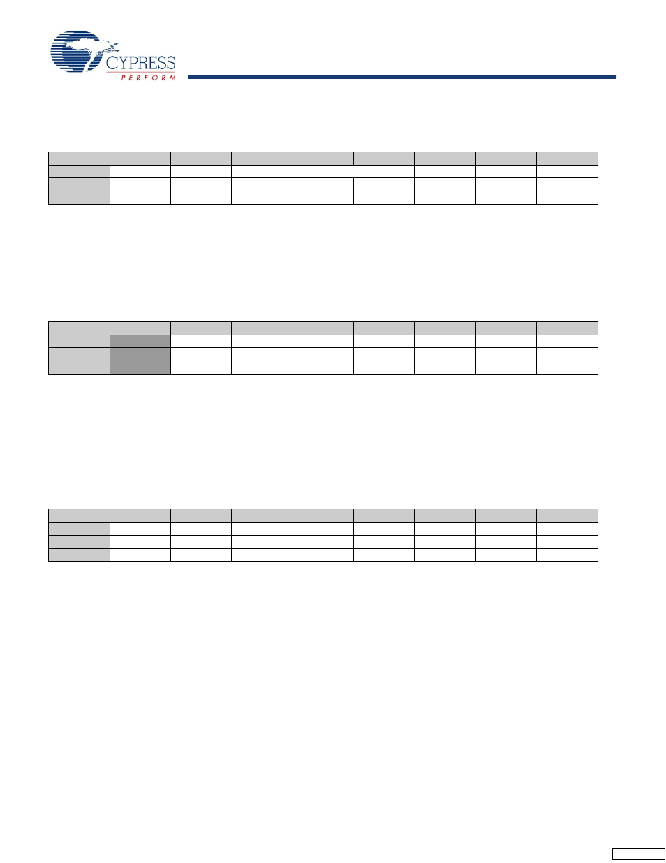 15 p1.1 configuration, 16 p1.2 configuration, 17 p1.3 configuration (ssel) | Table 16-14 | Cypress enCoRe CY7C602xx User Manual | Page 41 / 68