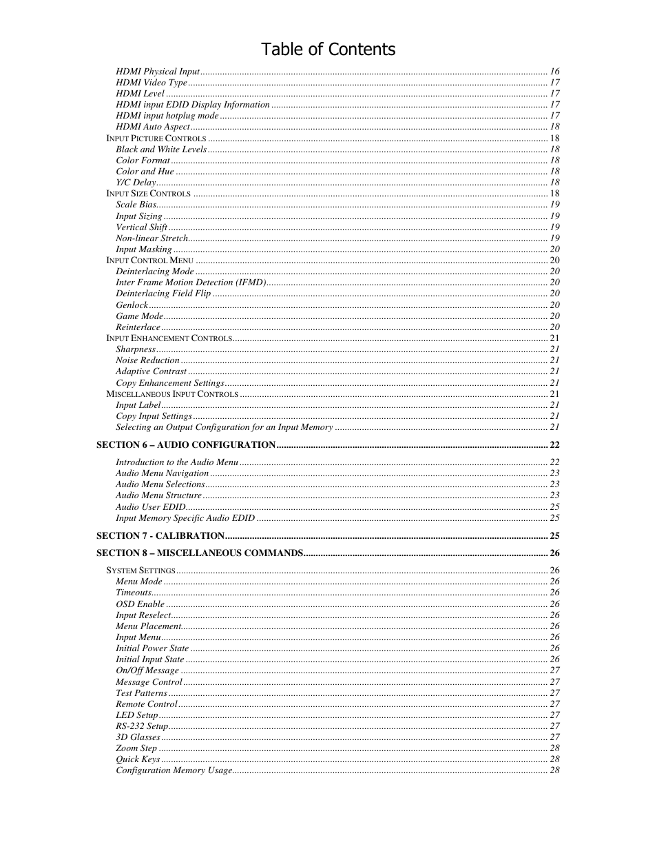 Lumagen Radiance 2020 User Manual | Page 4 / 40