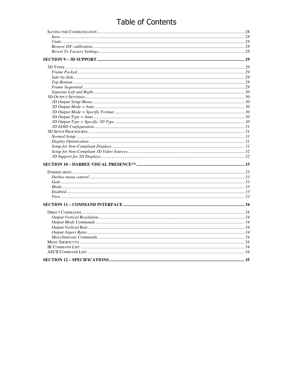 Lumagen Radiance 2020 User Manual | Page 5 / 40