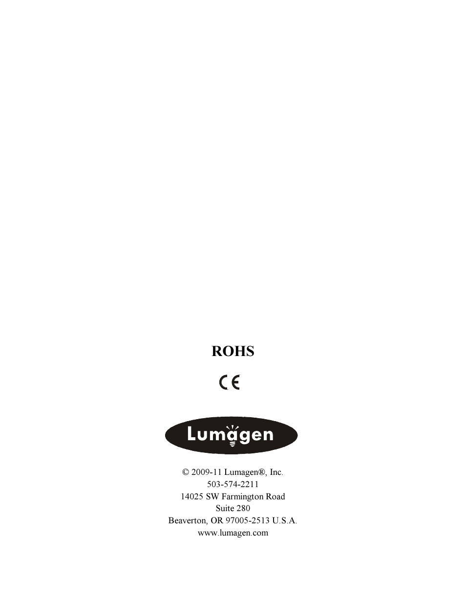 Rohs | Lumagen Radiance Mini-3D User Manual | Page 2 / 42