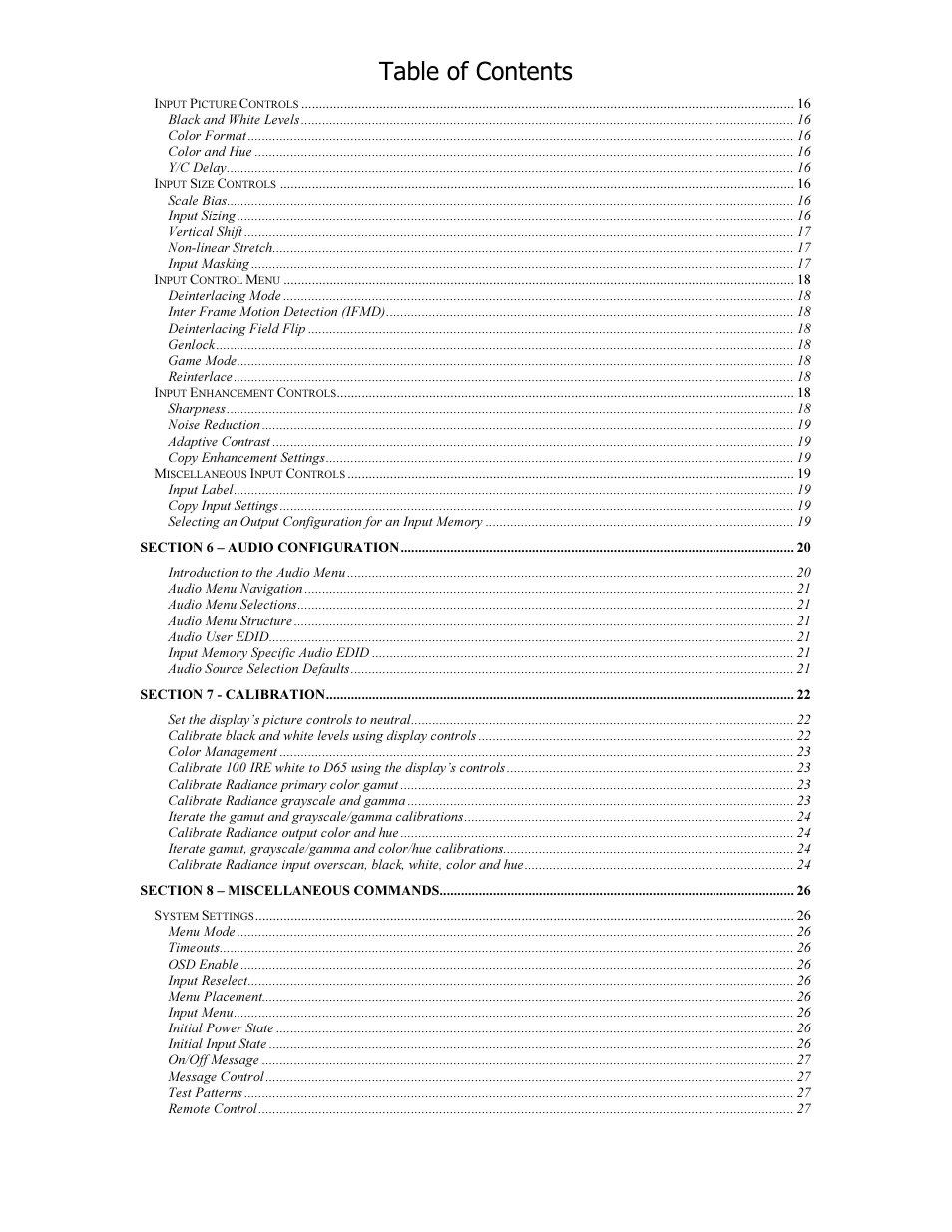 Lumagen Radiance Mini-3D User Manual | Page 7 / 42