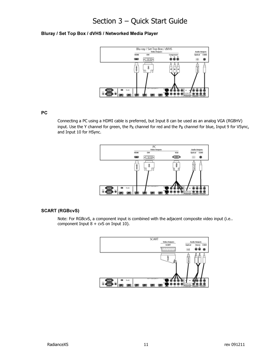 Lumagen Radiance XS-3D User Manual | Page 19 / 48