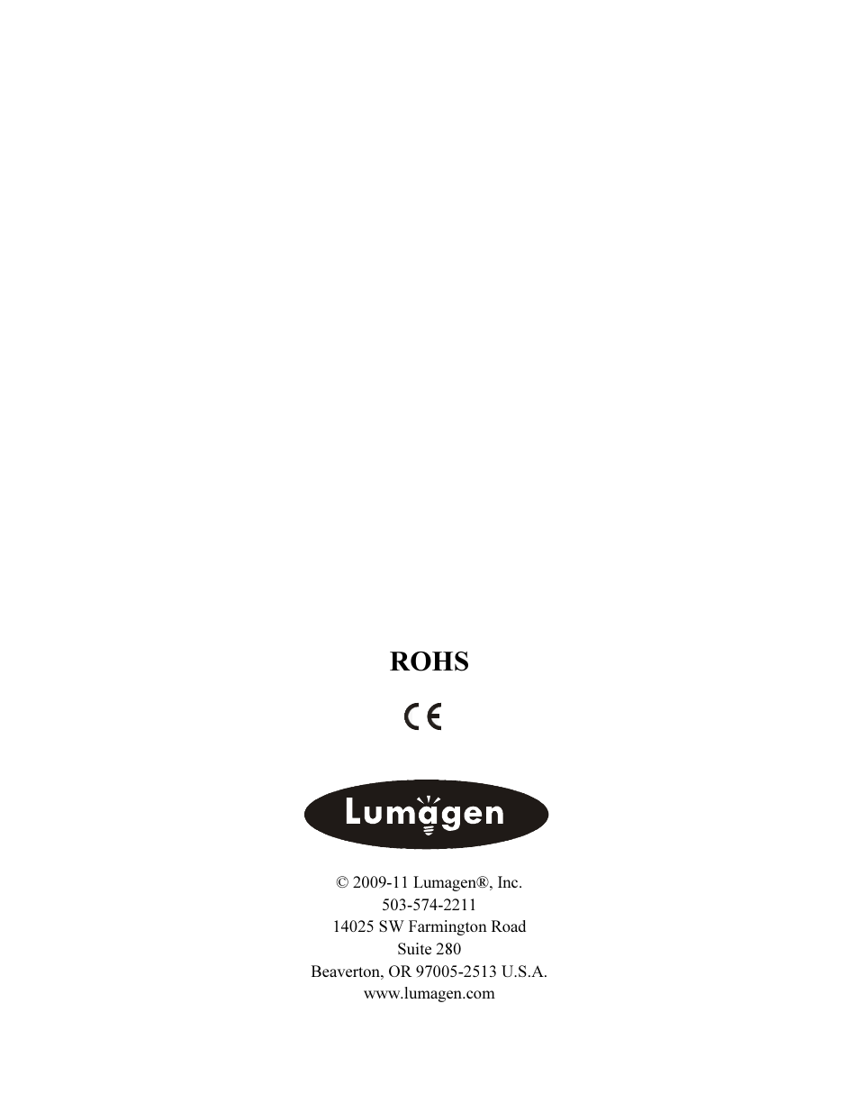 Rohs | Lumagen Radiance XS-3D User Manual | Page 2 / 48