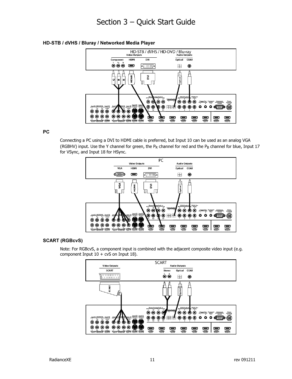 Lumagen Radiance XE-3D User Manual | Page 17 / 48