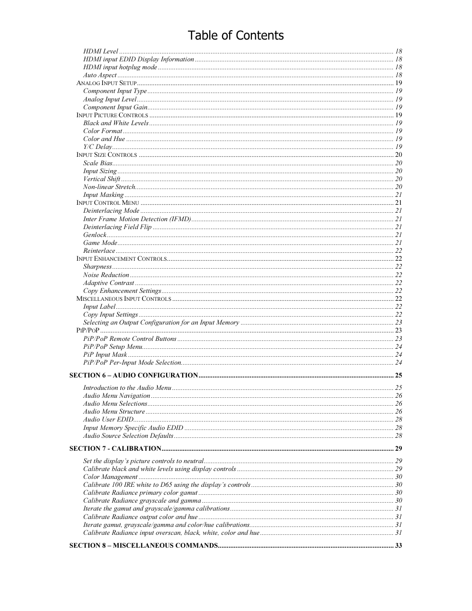 Lumagen Radiance XE-3D User Manual | Page 5 / 48