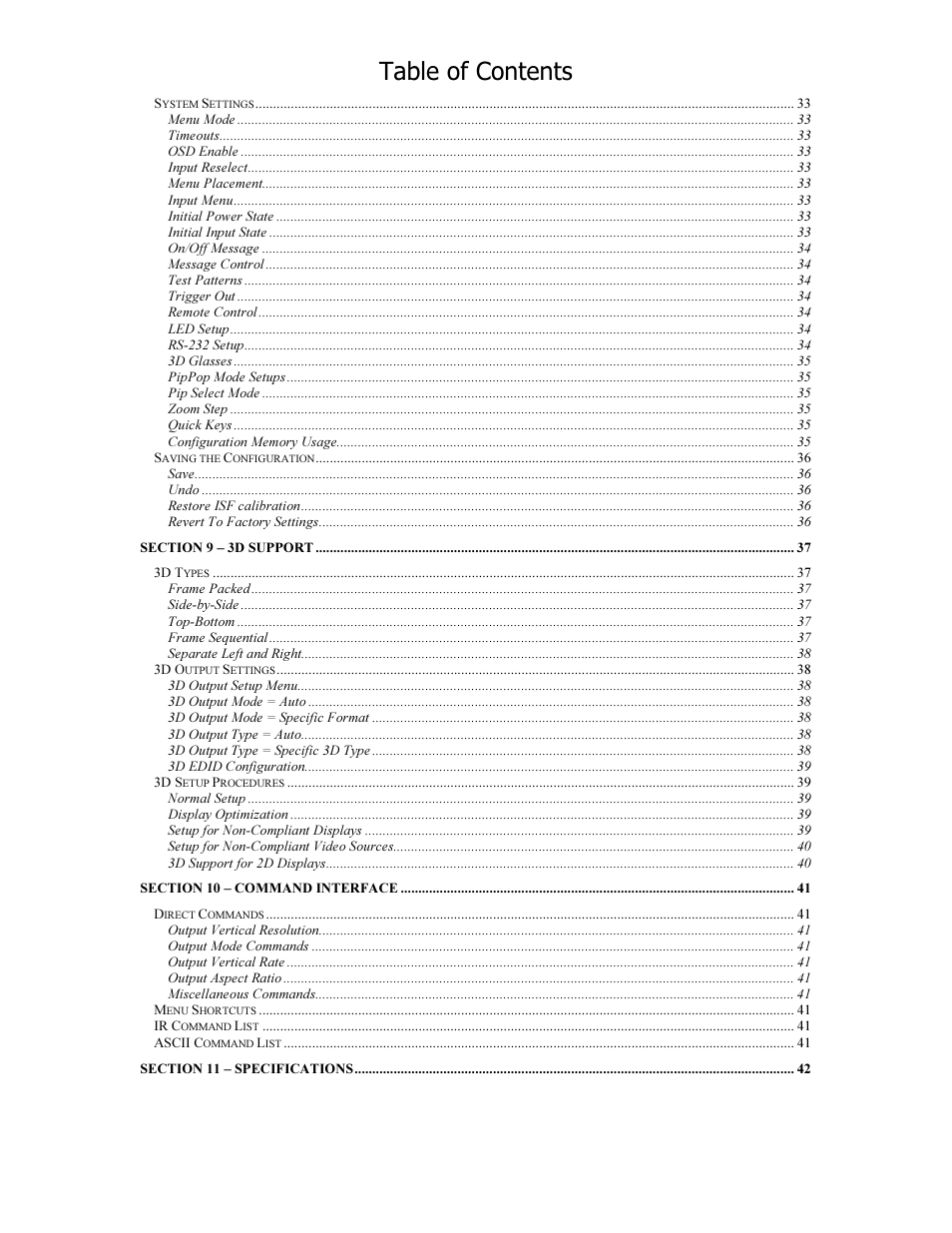 Lumagen Radiance XE-3D User Manual | Page 6 / 48