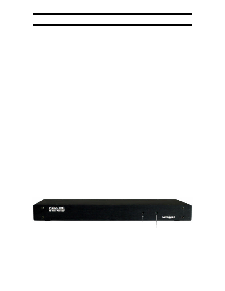 User manual and installer guide, Visionhdq, Installer guide | Lumagen VisionHDQ User Manual | Page 9 / 40