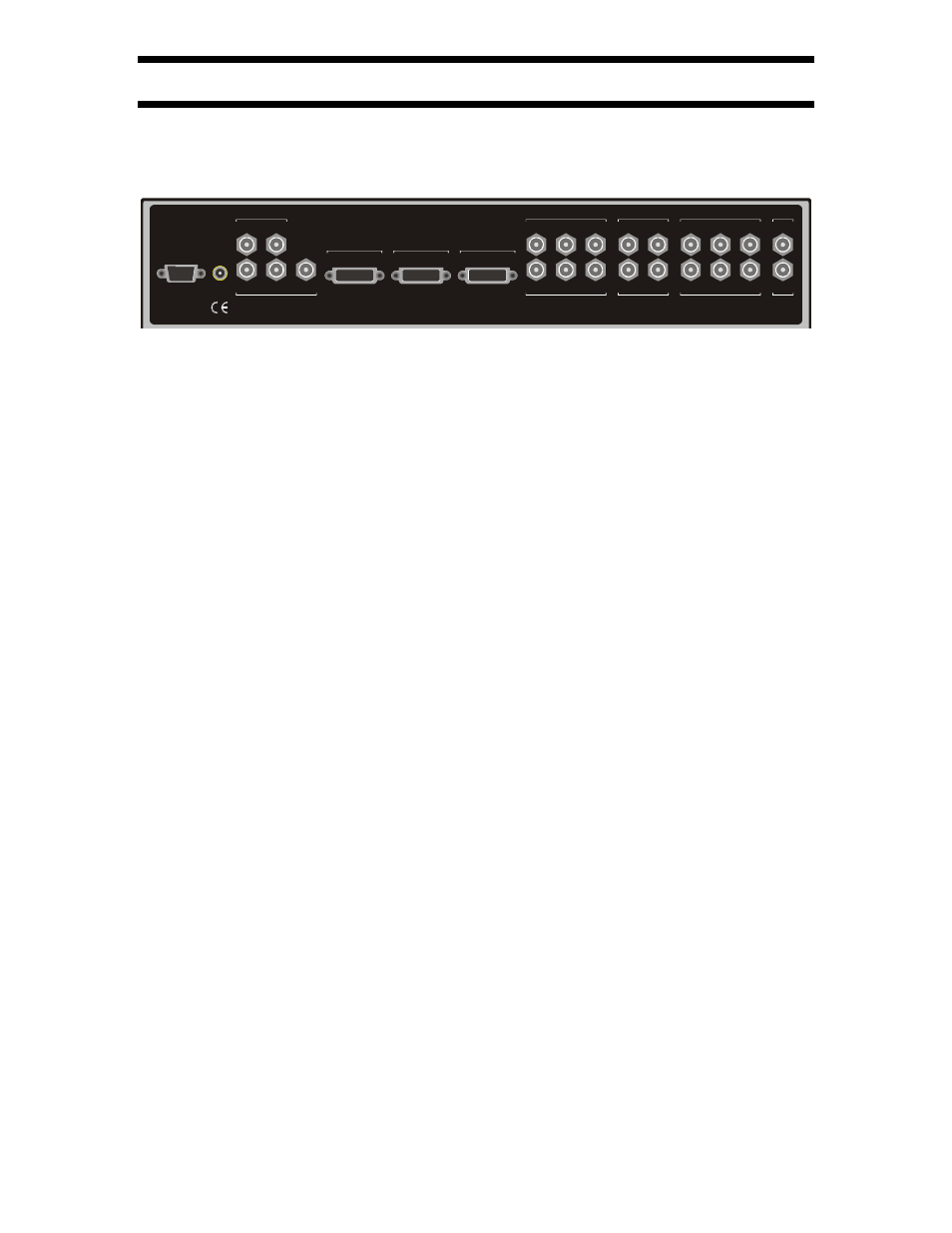 Rear panel, User manual and installer guide, Visionpro hdp | The connections are, Provides analog rgb or component video output, Provides digital (dvi-d) video output, Menu as, The separate composite sync types are specified as, Or for rgbcvs as, Channel as blue and the p | Lumagen VisionProHDP User Manual | Page 10 / 39