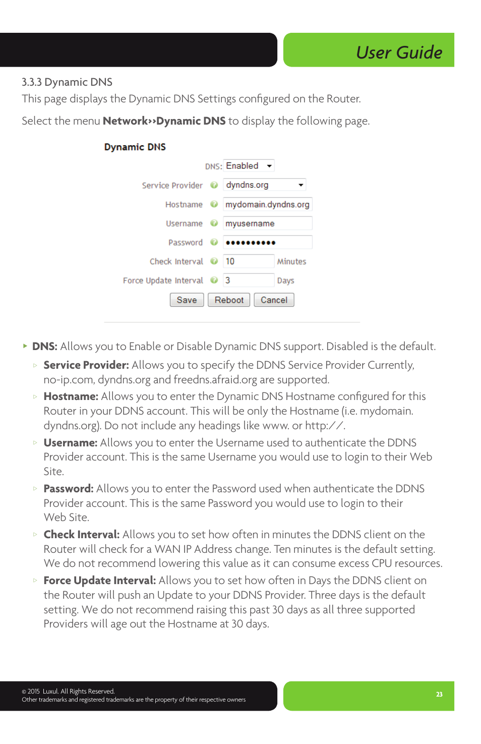 User guide | Luxul XWR-1750 User Manual | Page 23 / 52