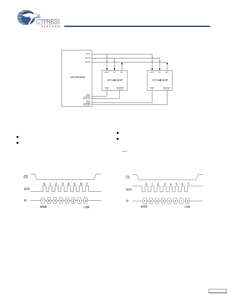 Spi modes, N in, Figure 3 | Cypress CY14B101P User Manual | Page 6 / 32