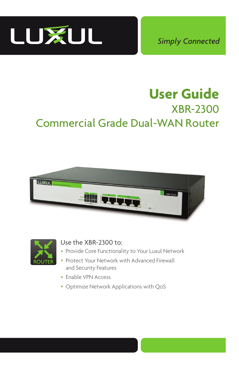 Luxul XBR-2300 User Manual | 52 pages