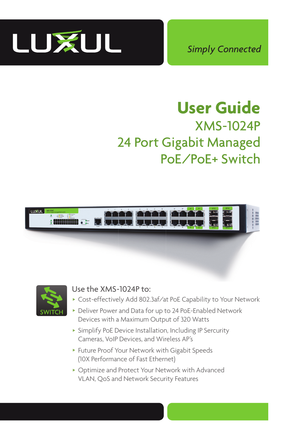 Luxul XMS-1024P User Manual | 292 pages