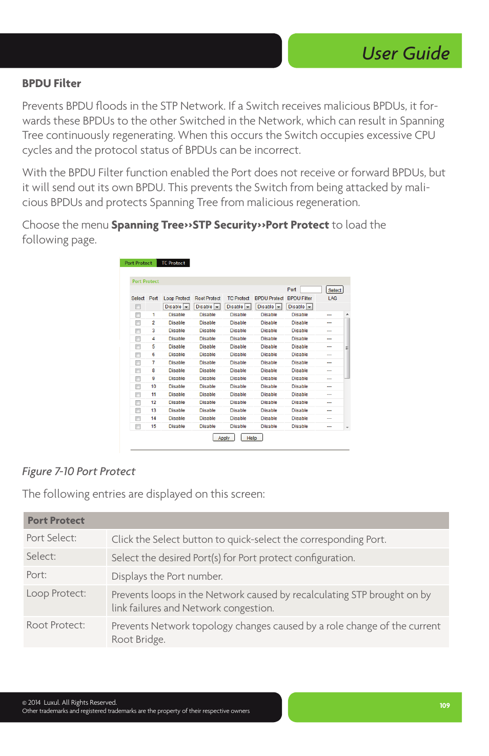 User guide | Luxul XMS-1024P User Manual | Page 109 / 292