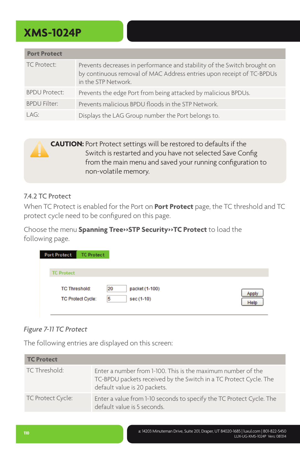 Xms-1024p | Luxul XMS-1024P User Manual | Page 110 / 292