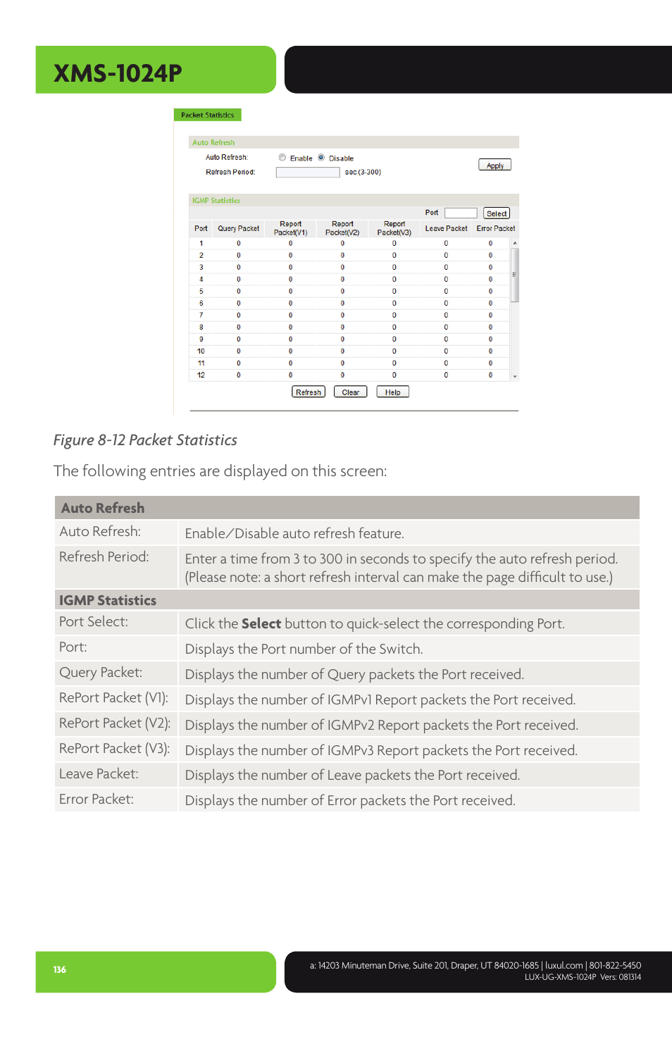 Xms-1024p | Luxul XMS-1024P User Manual | Page 136 / 292